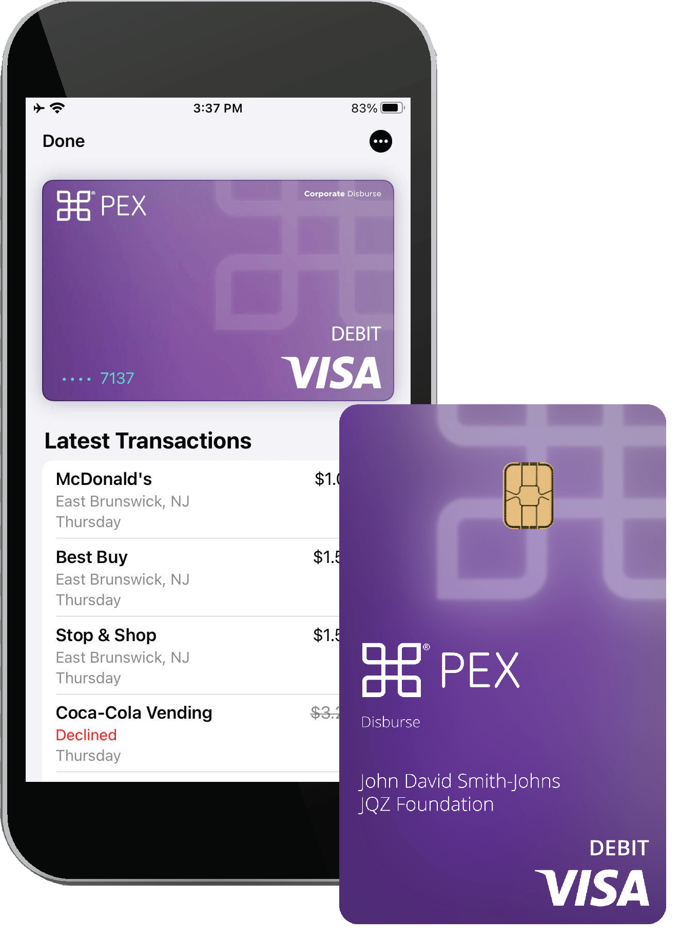 Disburse Apple Pay with Card x