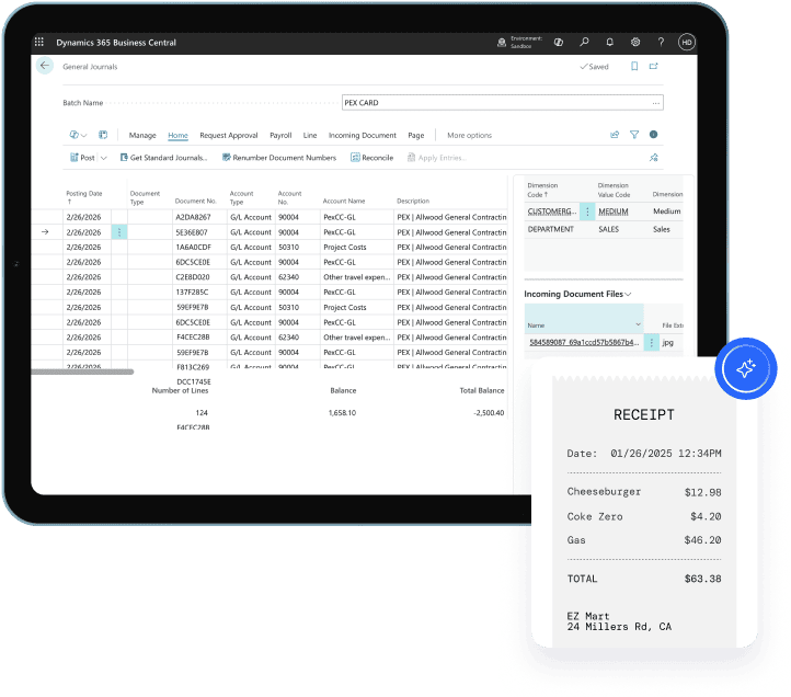 PEX Microsoft Dynamics integration
