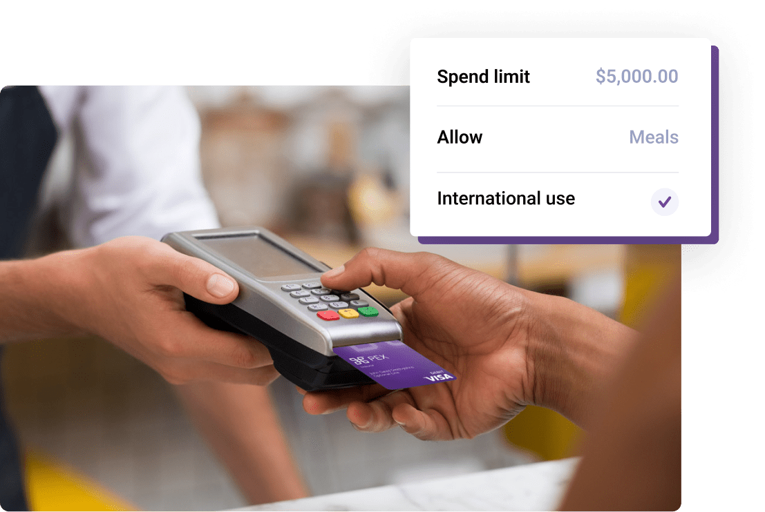 paying with disburse card