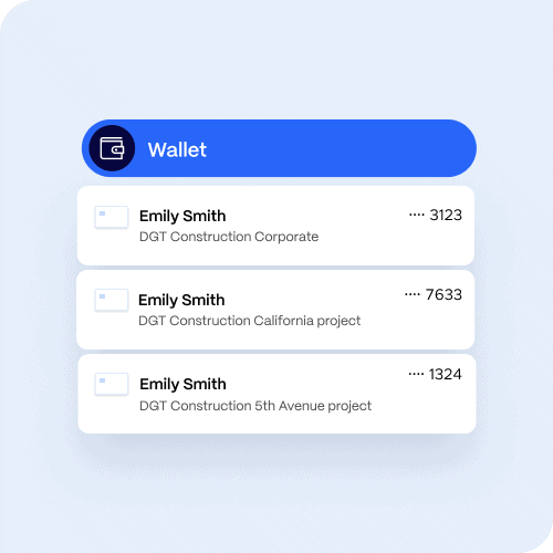 Manage your PEX cards in one wallet