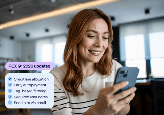PEX product updates Q1 2026