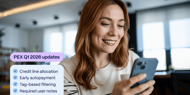 PEX product updates Q1 2026
