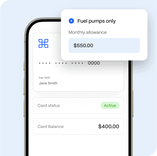 Spend controls in PEX