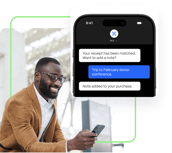 Submit receipts from any email or phone number